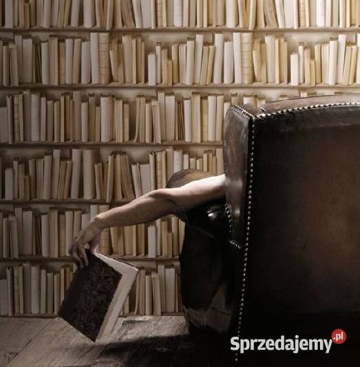 Tapeta winylowa stare książki biblioteka regał Gdańsk