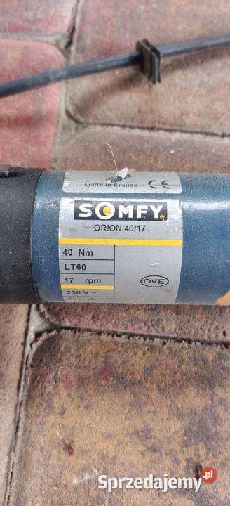Silniki do rolet Somfy Orion 4017 40Nm wielkopolskie Ostrów Wielkopolski