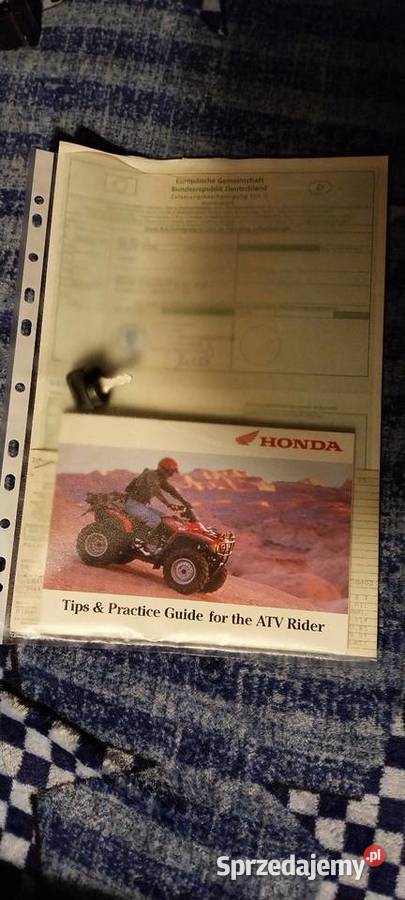 Quad Honda Fourtrax trx 400 4x4 2006r NOWY Rok produkcji 2006 Motocykle, skutery, quady mazowieckie Siedlce