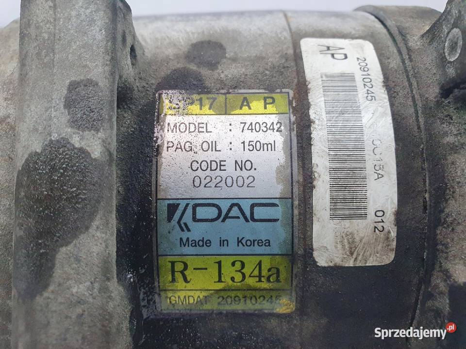 SPRĘŻARKA KLIMATYZACJI Opel Antara Chevrolet Chełm