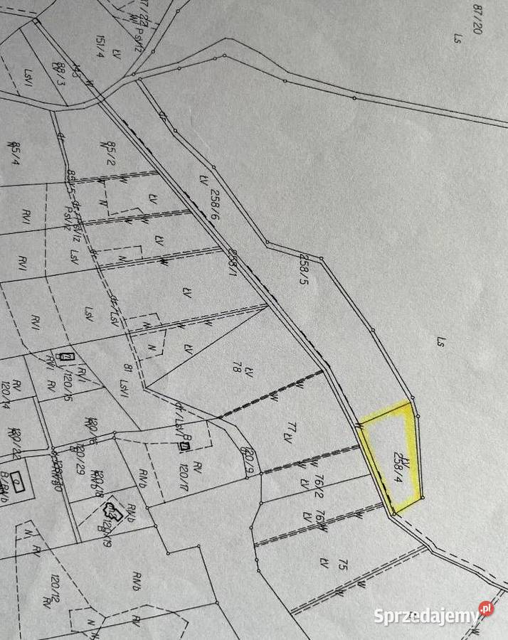 Działka rekreacyjna Bożepole Królewskie 4600 m2