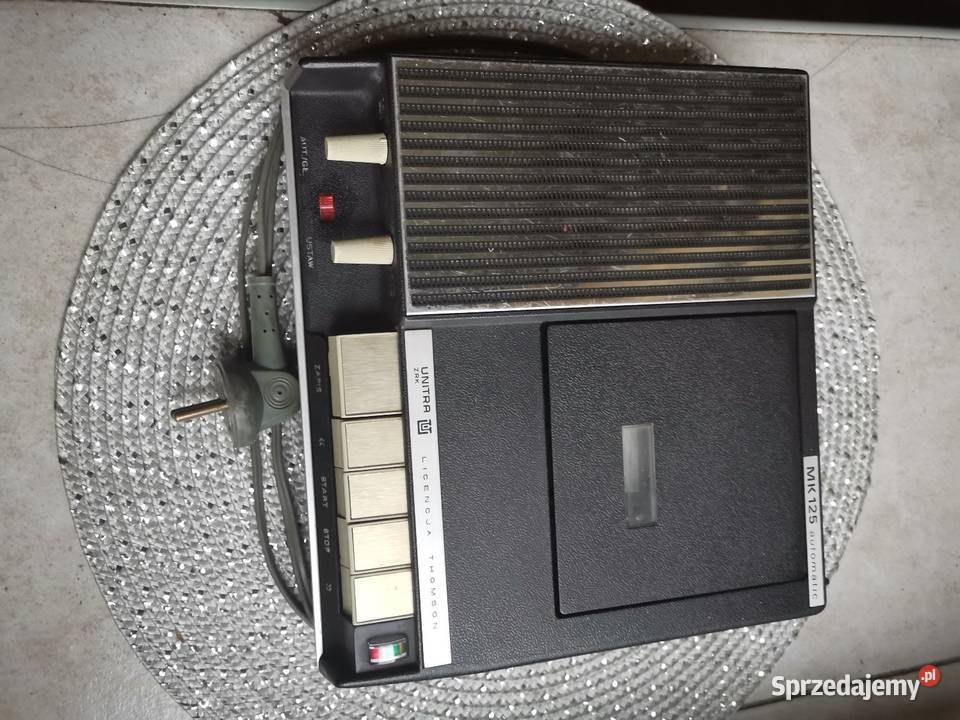 Magnetofon kasetowy Unitra MK 125 z lat 70 tych małopolskie