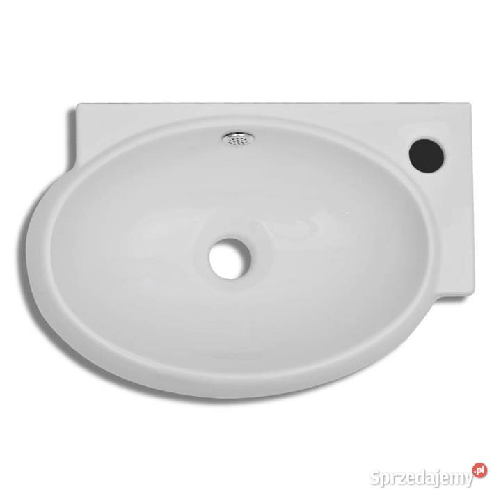 Ceramiczna umywalka z otworem przelewowym i na Warszawa