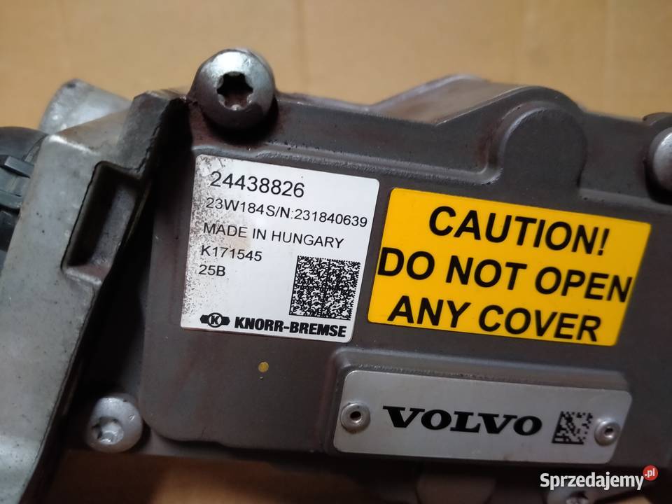 VOLVO FH4 STEROWNIK ZAWÓR SPRZĘGŁA 24438826 Kargowa sprzedam