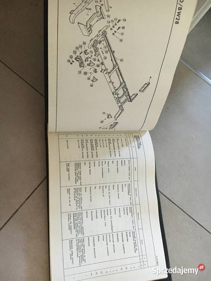 STAR BW 28 Spare Parts Catalogue Katalog części Łęczyca