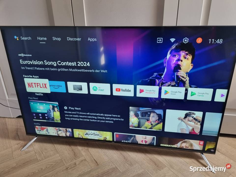 Smart TV Chiq 58 4K Android Netflix YouTube dolnośląskie Wrocław