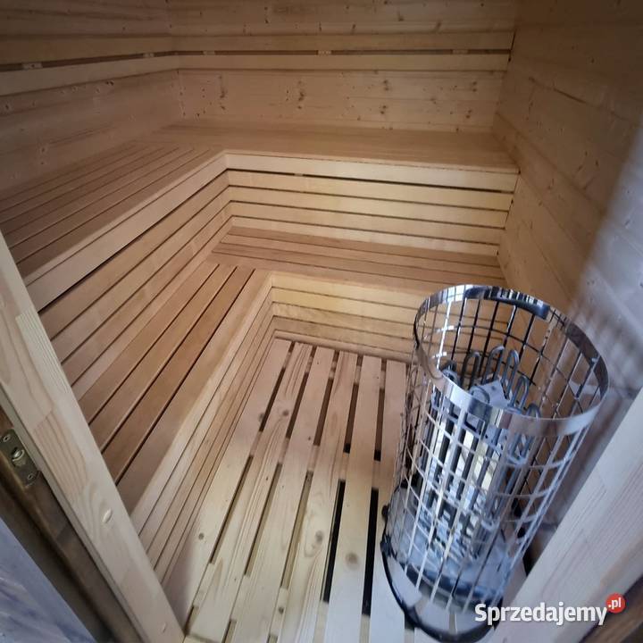 SAUNA OGRODOWA CUBE LUX 220 x 220 z szybą Wrocław sprzedam