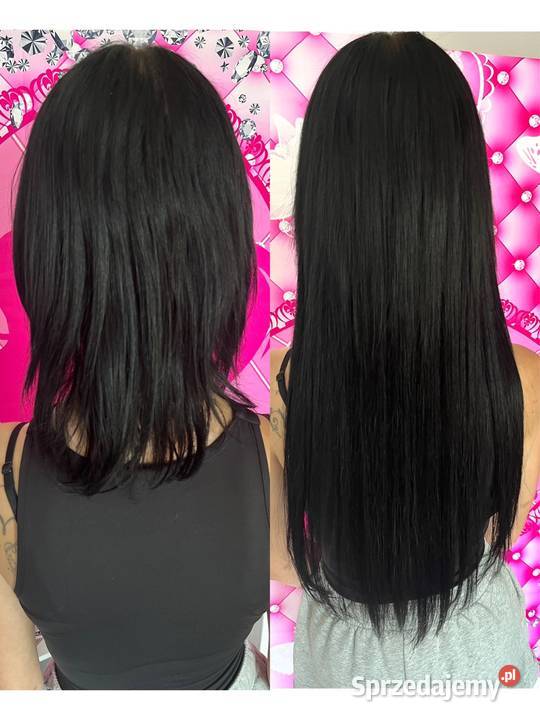 Przedłużanie zagęszczanie włosów