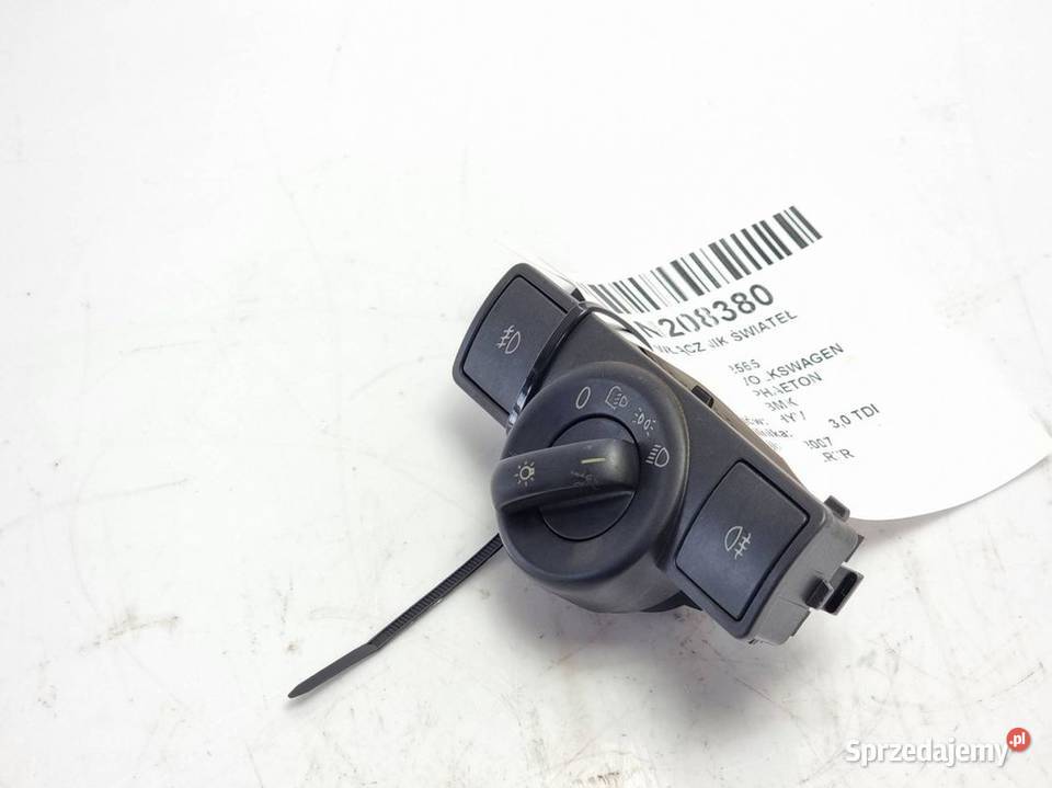 WŁĄCZNIK ŚWIATEŁ VOLKSWAGEN PHAETON 3D0941531A osobowe Motoryzacja