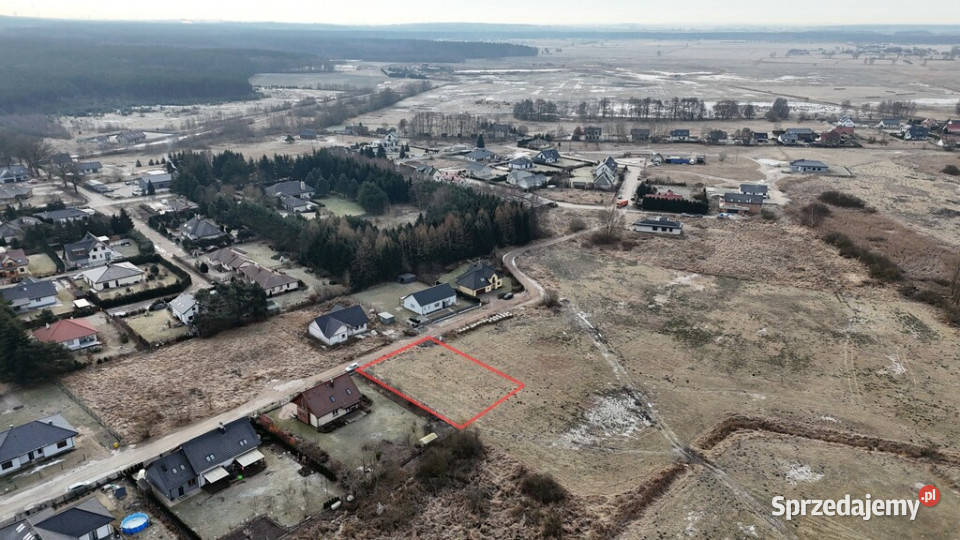 Działka budowlana 1222m Sławoszewo