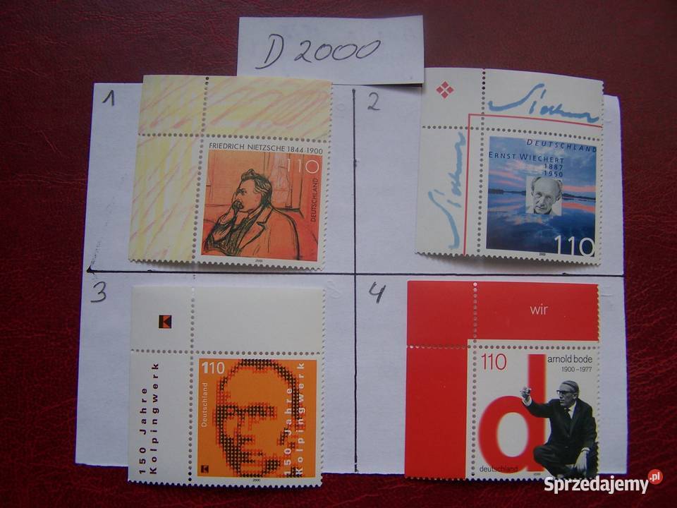 Niemcy 2000 MNH Znaczki z roczników WYBIERAJ Tychy