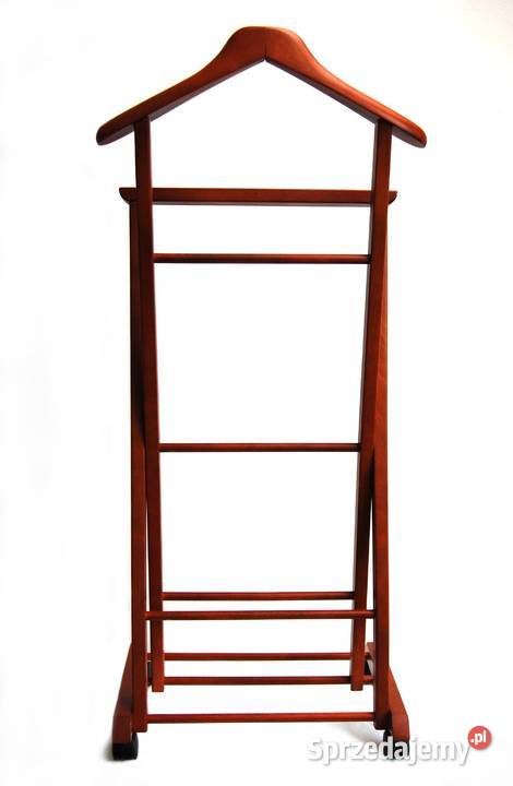 Stojak wieszak na garnitur drewniany drewno Wieszaki Lublin