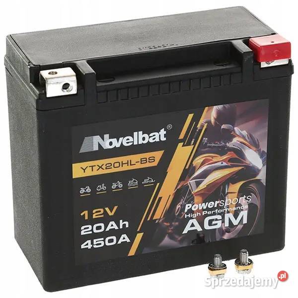 Akumulator NOVELBAT HP YTX20HLBS 12V 20Ah 450A P