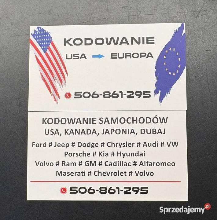 Ford Edge USA konwersja kodowanie polski mapy Wieliczka serwis