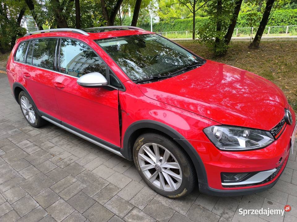 WV GOLF ALLTRACK 2017 mazowieckie Warszawa