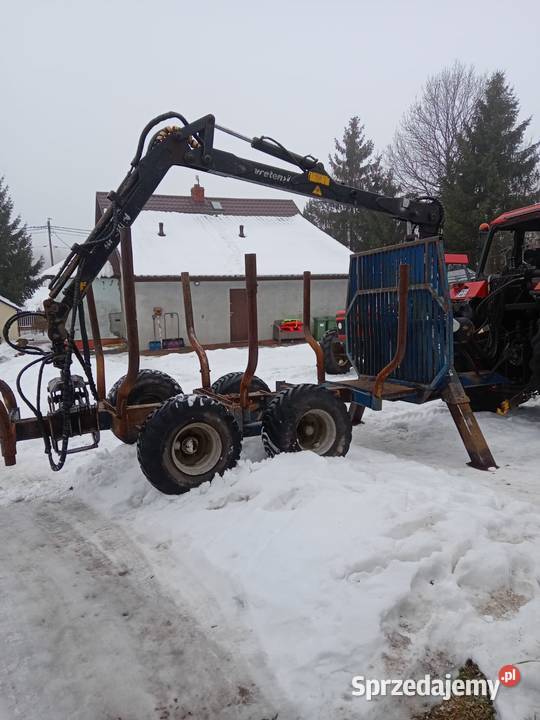 Przyczepa leśna zrywkowa VRETEN Palms świętokrzyskie Łagów sprzedam