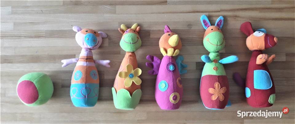 Miękkie kręgle dzieci piłkagrzechotka pluszaki Warszawa