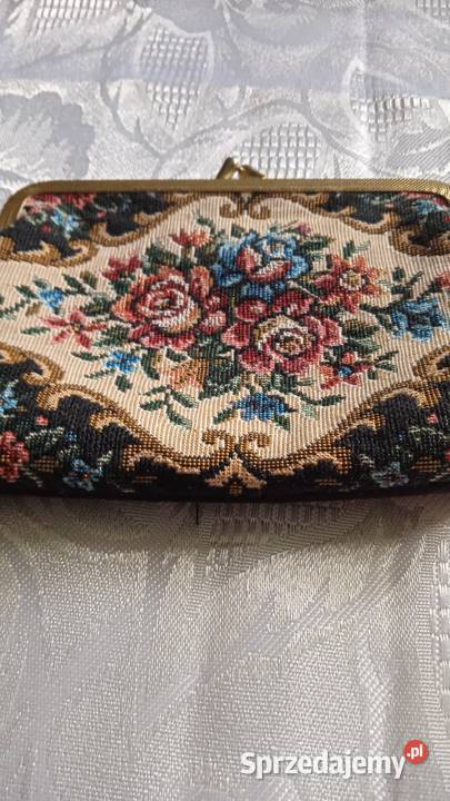 GOBELINOWY PORTFEL KOSMETYCZKA NA BIGIEL