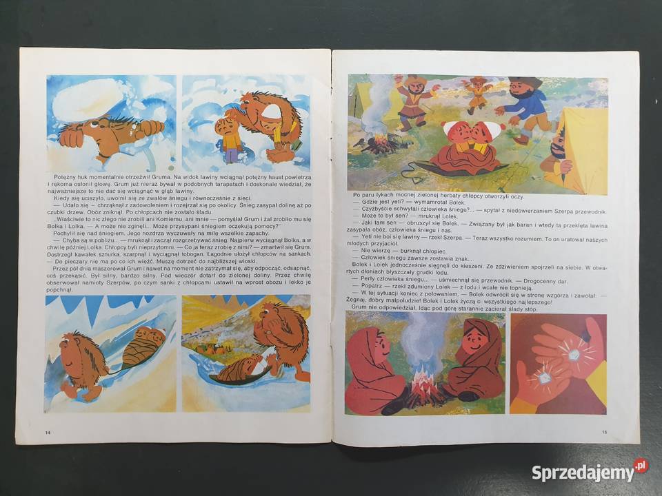 Bolek i Lolek Yeti komiks 1990 Gdynia sprzedam