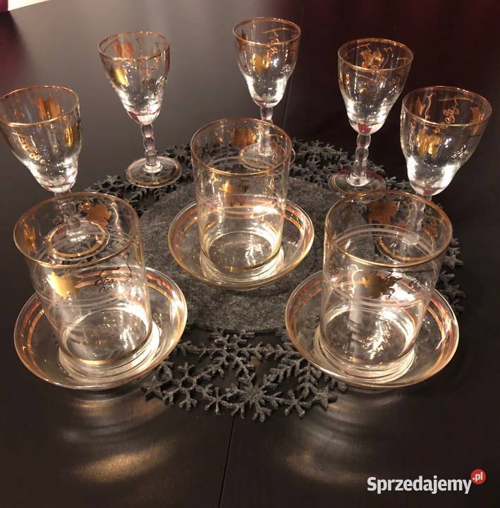Wyjątkowy Zestaw Cienkościennego Szkła Vintage