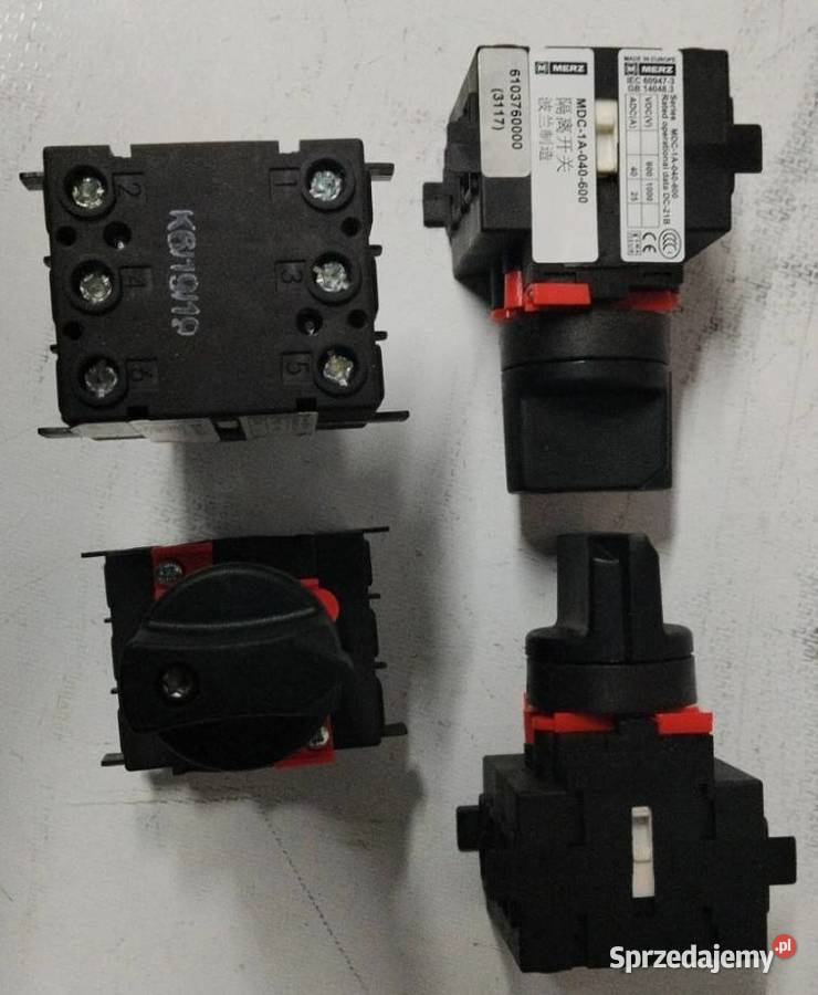 Nowy wyłącznik obrotowy z izolacją merz mdc 1a Chrzanów