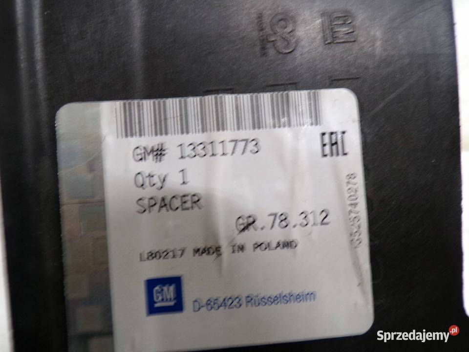 KIEROWNICA POWIETRZA OPEL ASTRA J IV 13311773 osobowe