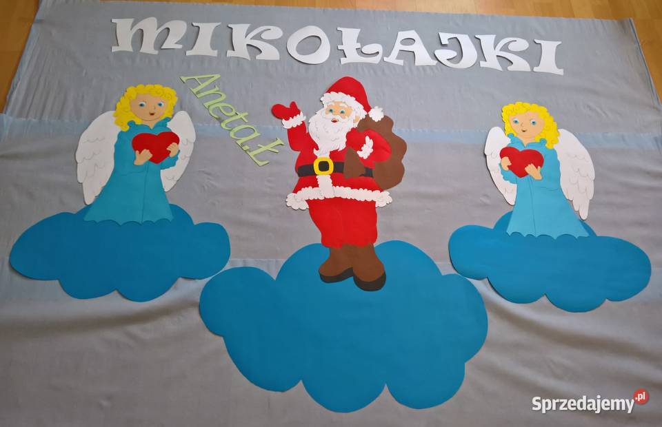 Dekoracje na Mikołajki z brystolu 504 102 444