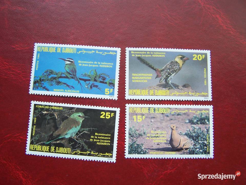 Dżibutti 1985 MNH Mi 42932 Fauna Ptaki J Audubon