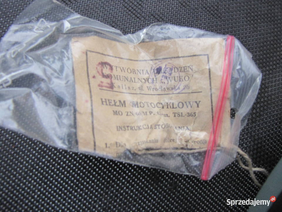 Nowy oryginalny kask motocyklowy Milicja Wsk Wfm świętokrzyskie Rzepin Drugi
