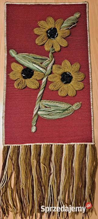 KILIM PRL Cepelia makatka gobelin kwiatowy Kraków sprzedam