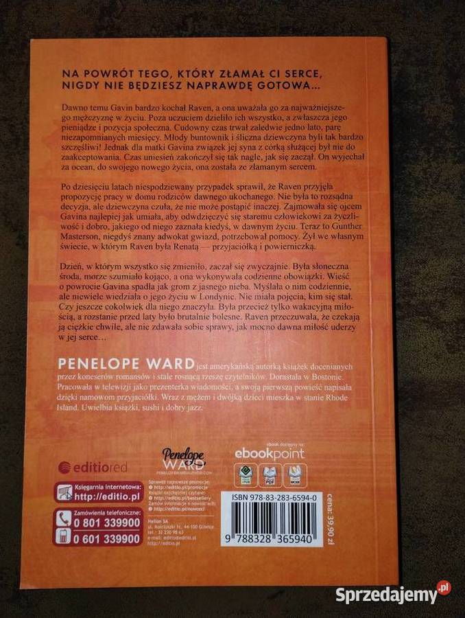 Penelope Ward Dzień w którym powrócił nowa warmińsko-mazurskie Giżycko