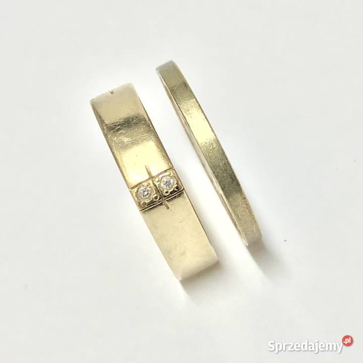 Złota OBRĄCZKA męska 14K oryginalna forma Biżuteria dla Panów Warszawa