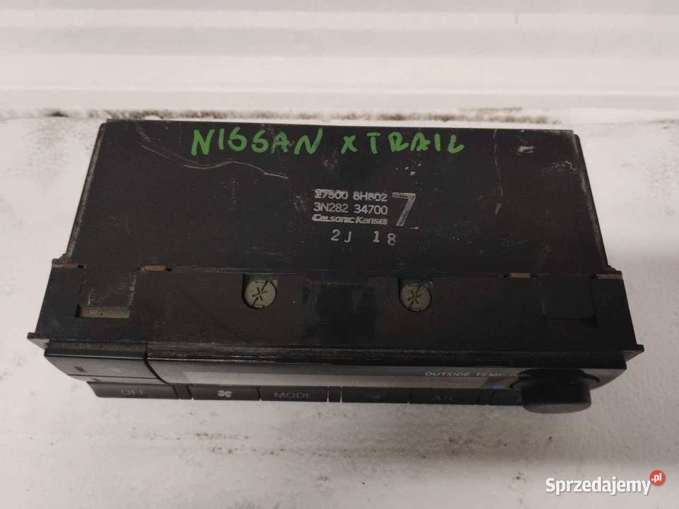 PANEL KLIMATYZACJI NISSAN XTRAIL 27500 8H802 Wyposażenie wnętrza wielkopolskie sprzedam