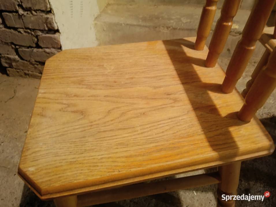 Krzesła kuchenne jesionowe PRL 2 sztuki