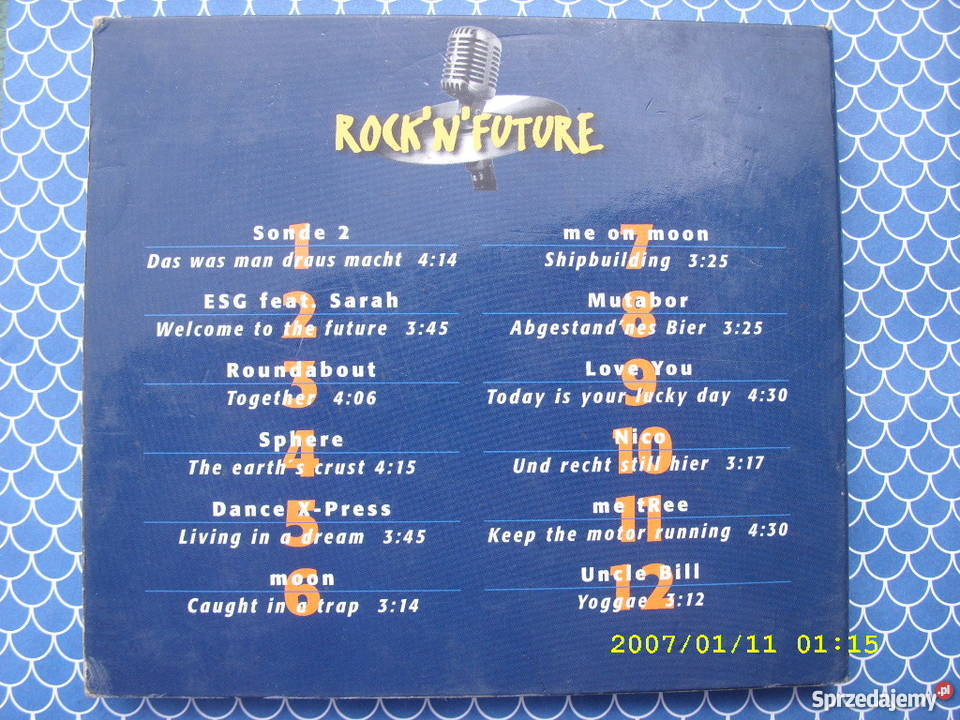 Rock CD ROCKNFUTUREZUKUNT JETZT NOBLE RECORDS Wołów