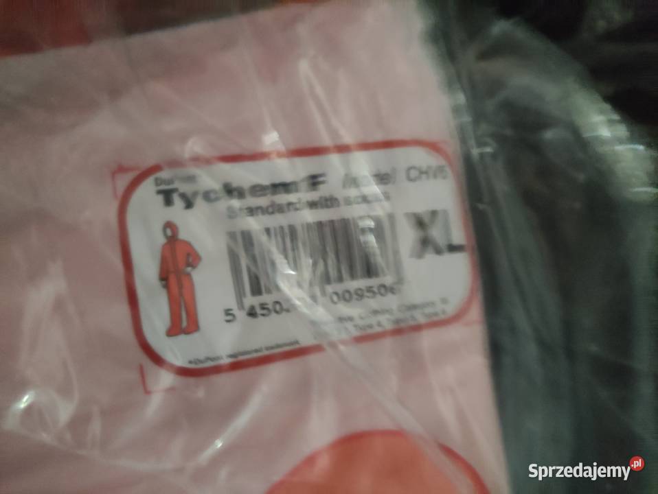 Kombinezon ochronny odporny na chemikalia DuPont pomorskie Malbork