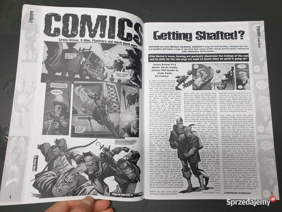 Trip Wire 6 Magazyn Komiksowy XMen Obergeist Gdynia