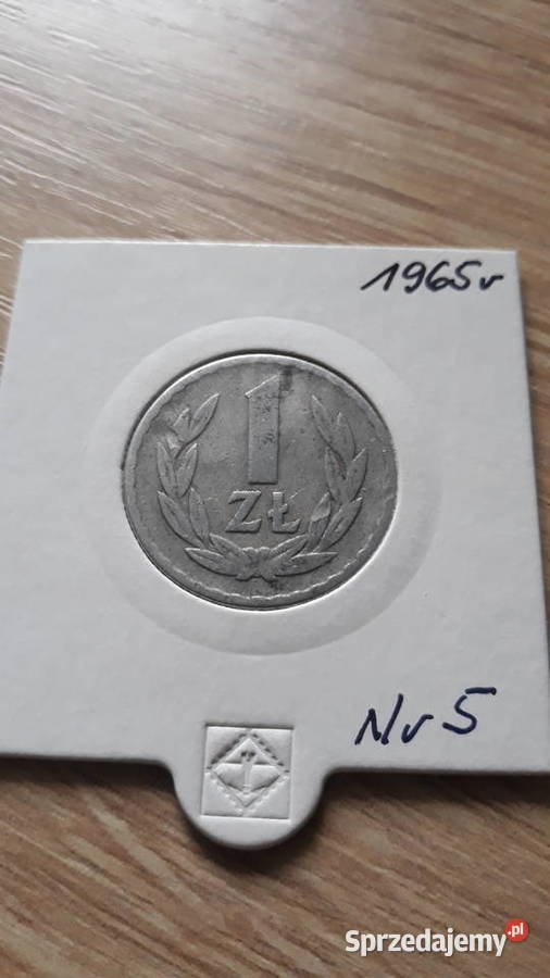 1 złoty 1965 r PRL 5 Rzadkość Konin