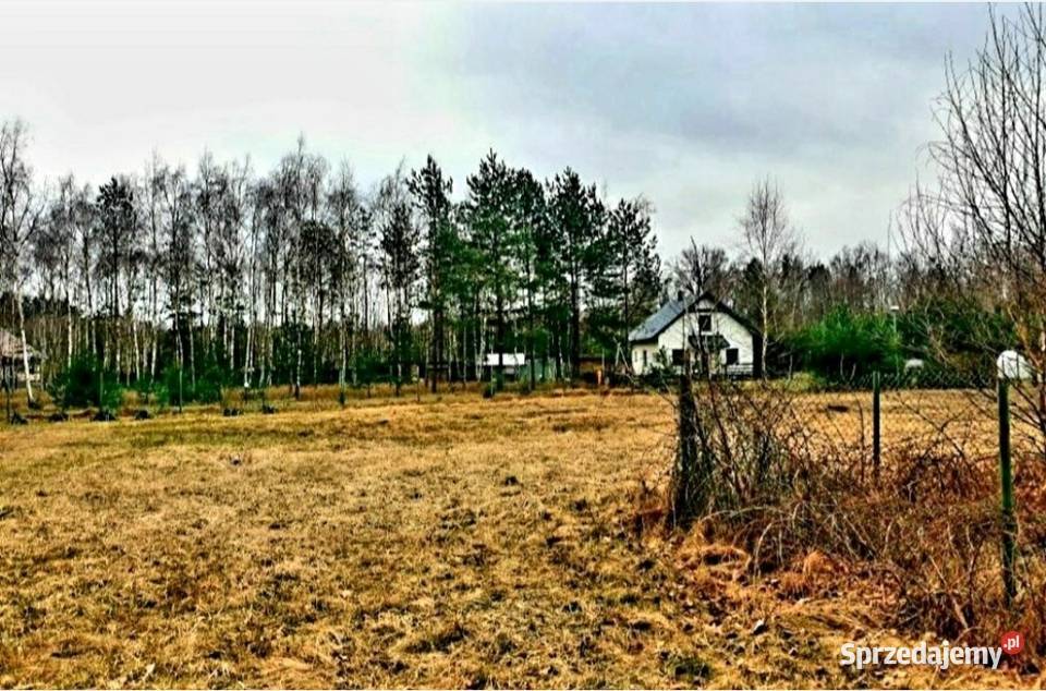 Dzialka budowlana las woda prąd 1300m2 Dalików