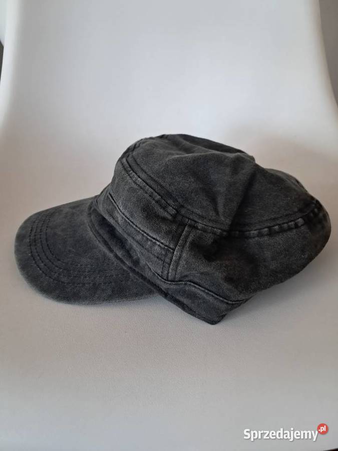 nowa szara bawełniana czapka z regulacją Sandomierz