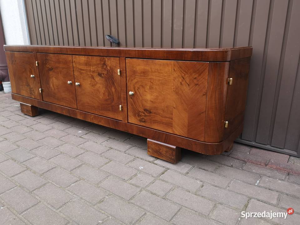 Komoda RTV 200 ARTDECO Solidna Orzech Niska