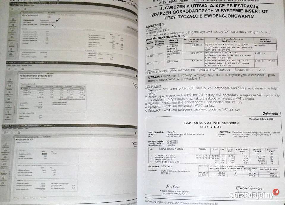 Technologie informatyczne w rachunkowości B Rok wydania 2008 lubelskie Chełm