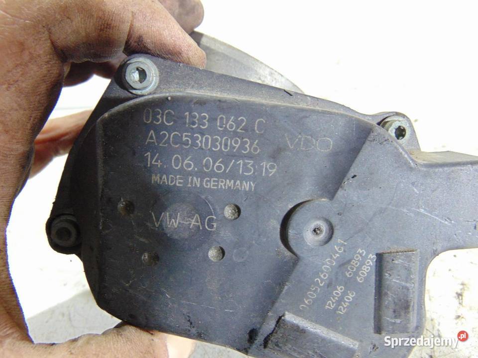 PRZEPUSTNICA VW AUDI SEAT SKODA 03C133062C Przepustnice