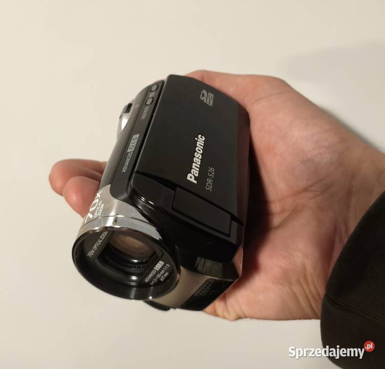 Kamera cyfrowa Panasonic SDRS26 czarna na Kamery Lublin