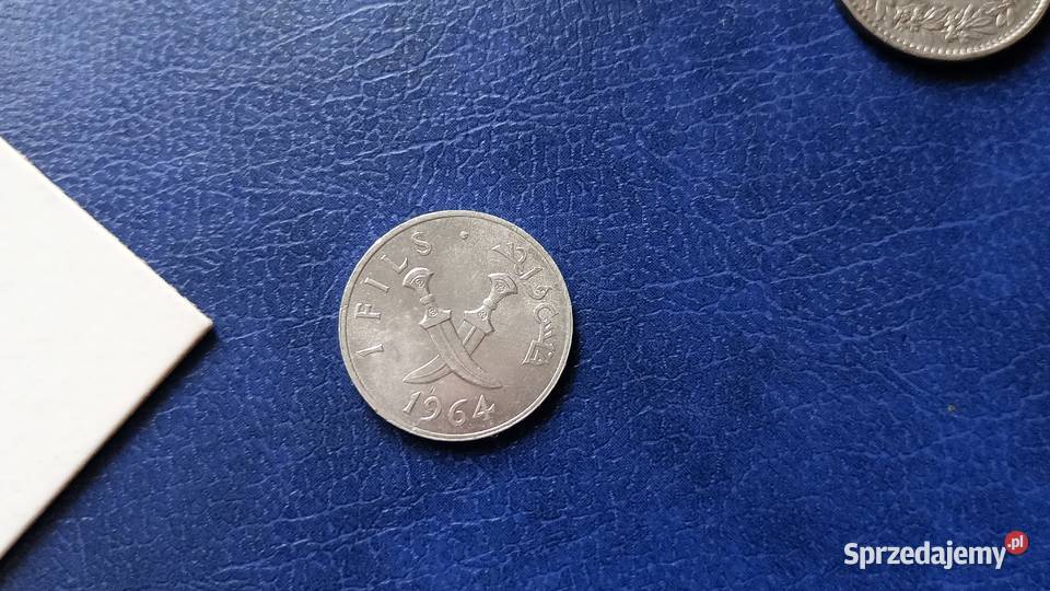 Stare monety 1 fils 1964 Arabia Południowa podkarpackie Lesko sprzedam