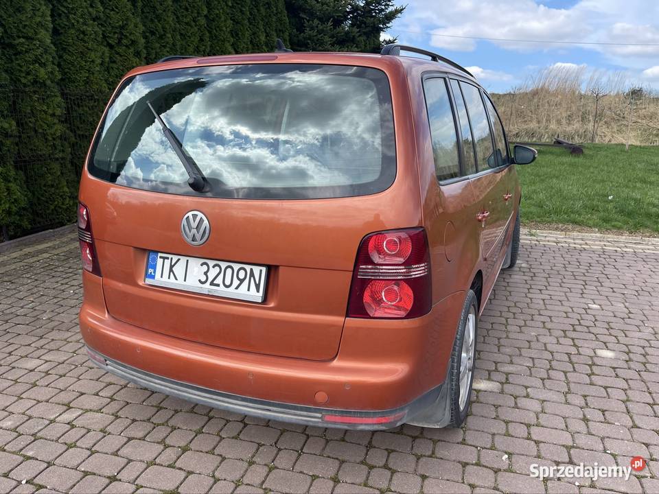 Sprzedam VW TOURAN 19TDI automat DSG navi kurtyny powietrzne Samochody osobowe Krajno Pierwsze