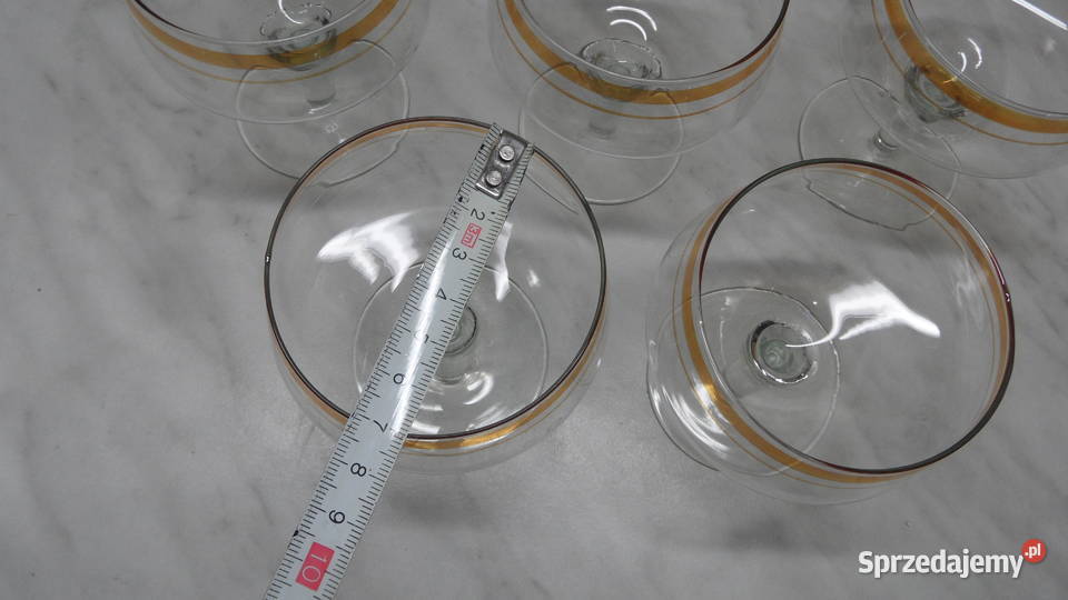 Szampanówki PRL 6 sztuk wielkopolskie