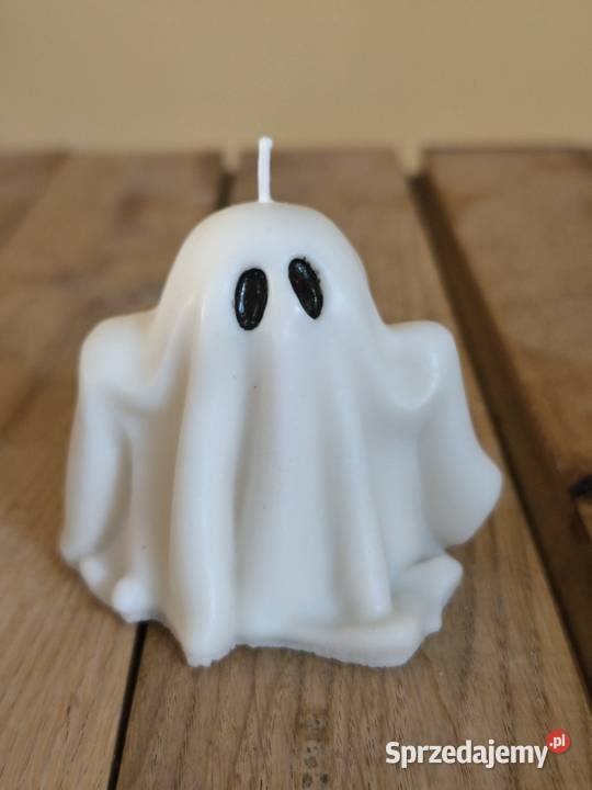 Świeczka sojowa duszek Halloween podkarpackie Łańcut