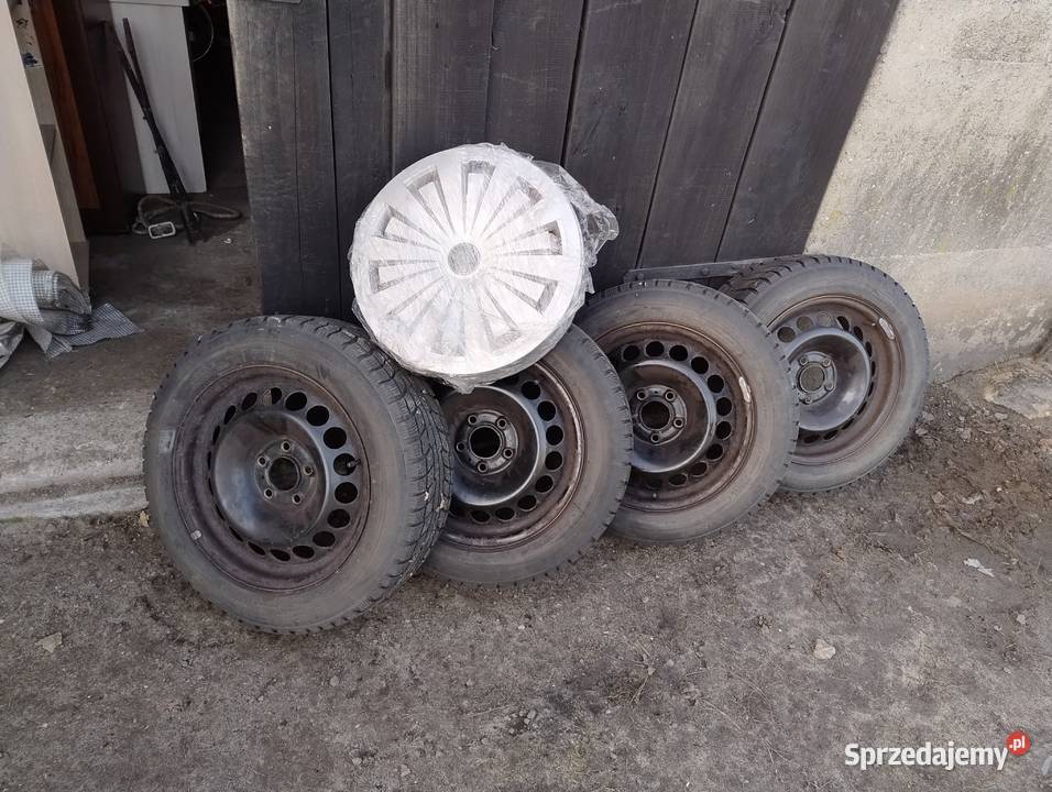 Felgi stalowe z oponami do Audi kołpaki Krośniewice