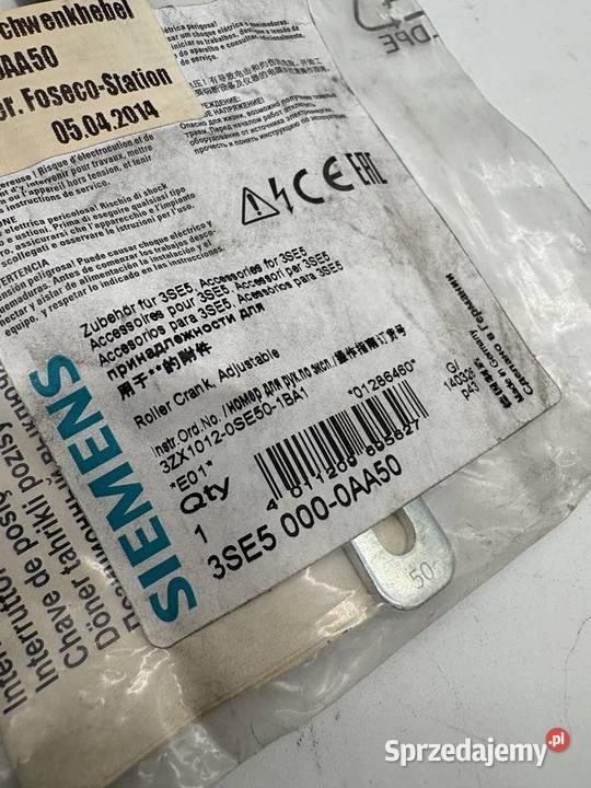 Siemens 3SE50000AA50 Głowica napędowa mazowieckie Warszawa